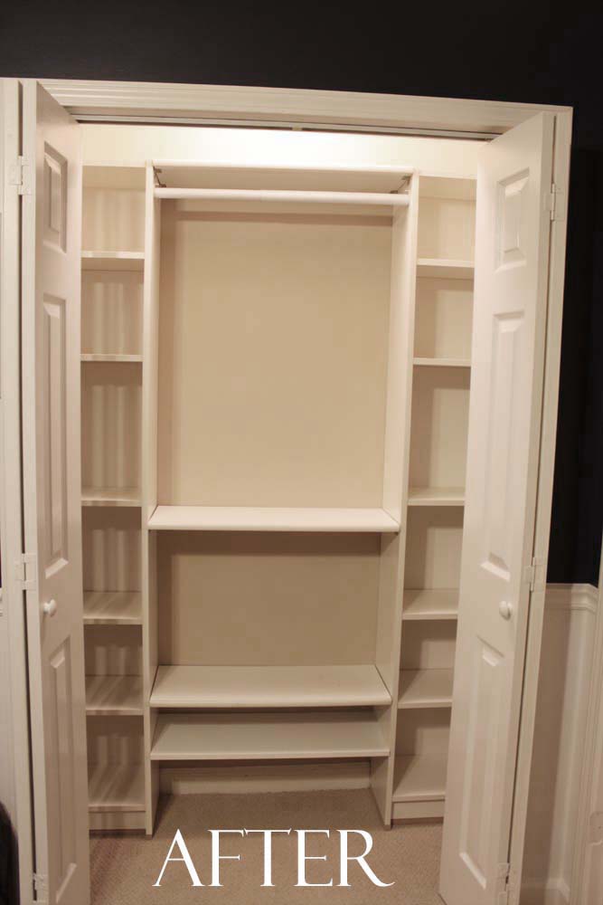 My $7 Total Closet Makeover  Closet makeover, Organization