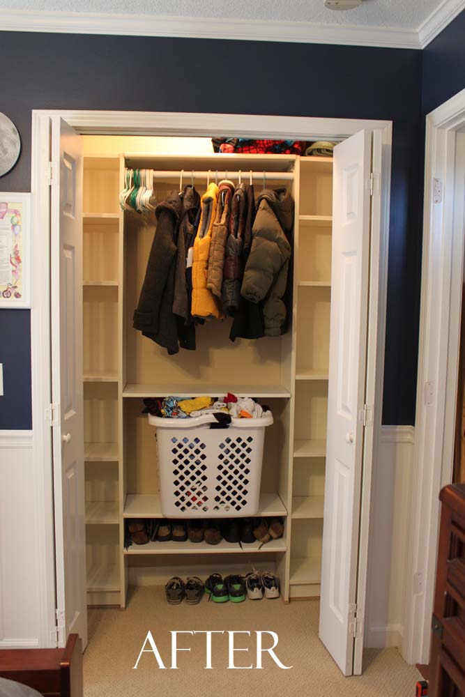 Do It Yourself: Updating a Small Closet