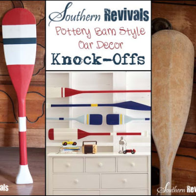 Pottery Barn Style Oar Decor Knock-offs