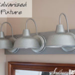 DIY Galvanized Light Fixture Tutorial My First Lil Luna Post