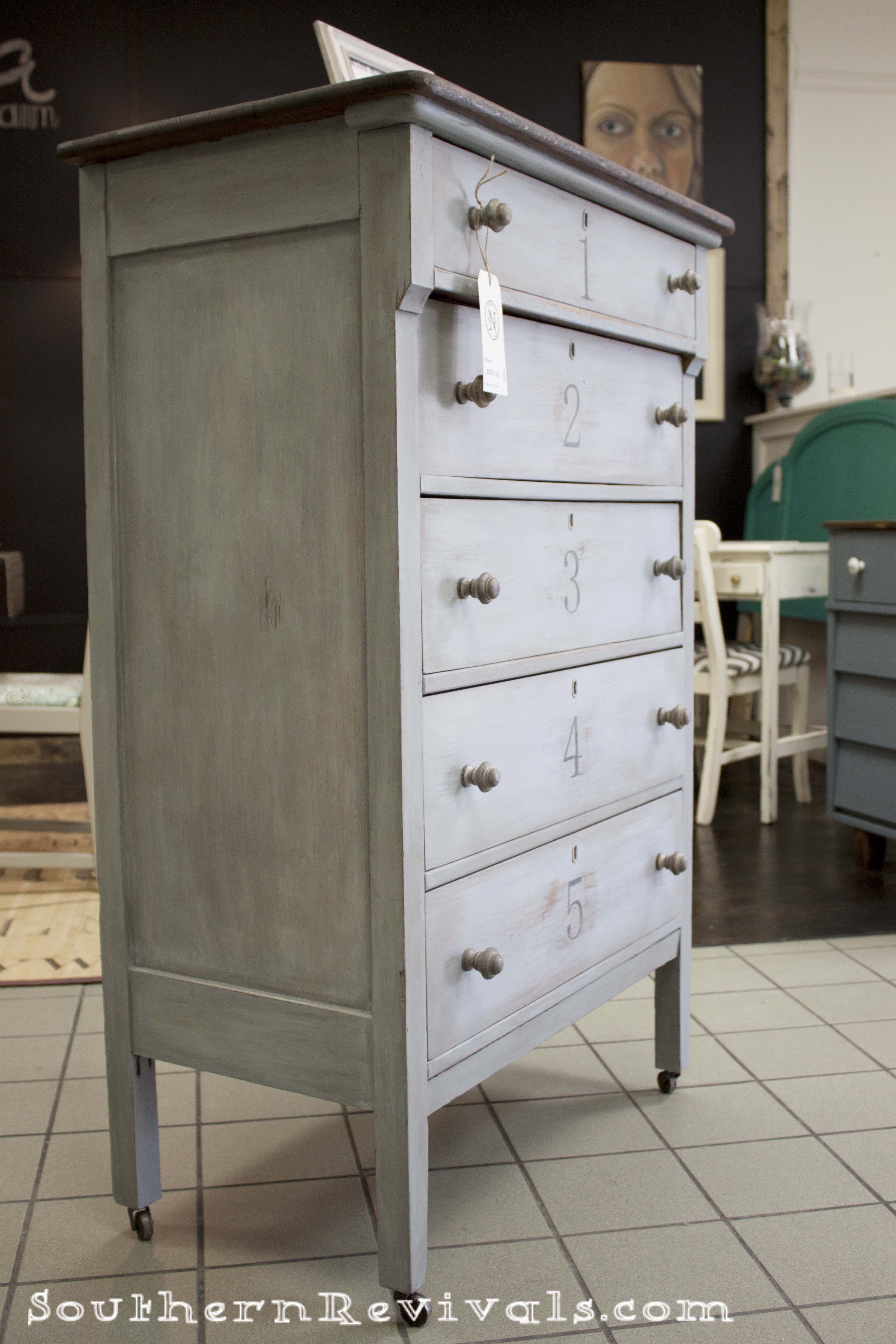 Typography Chest of Drawers An Anthropologie Inspired Revival