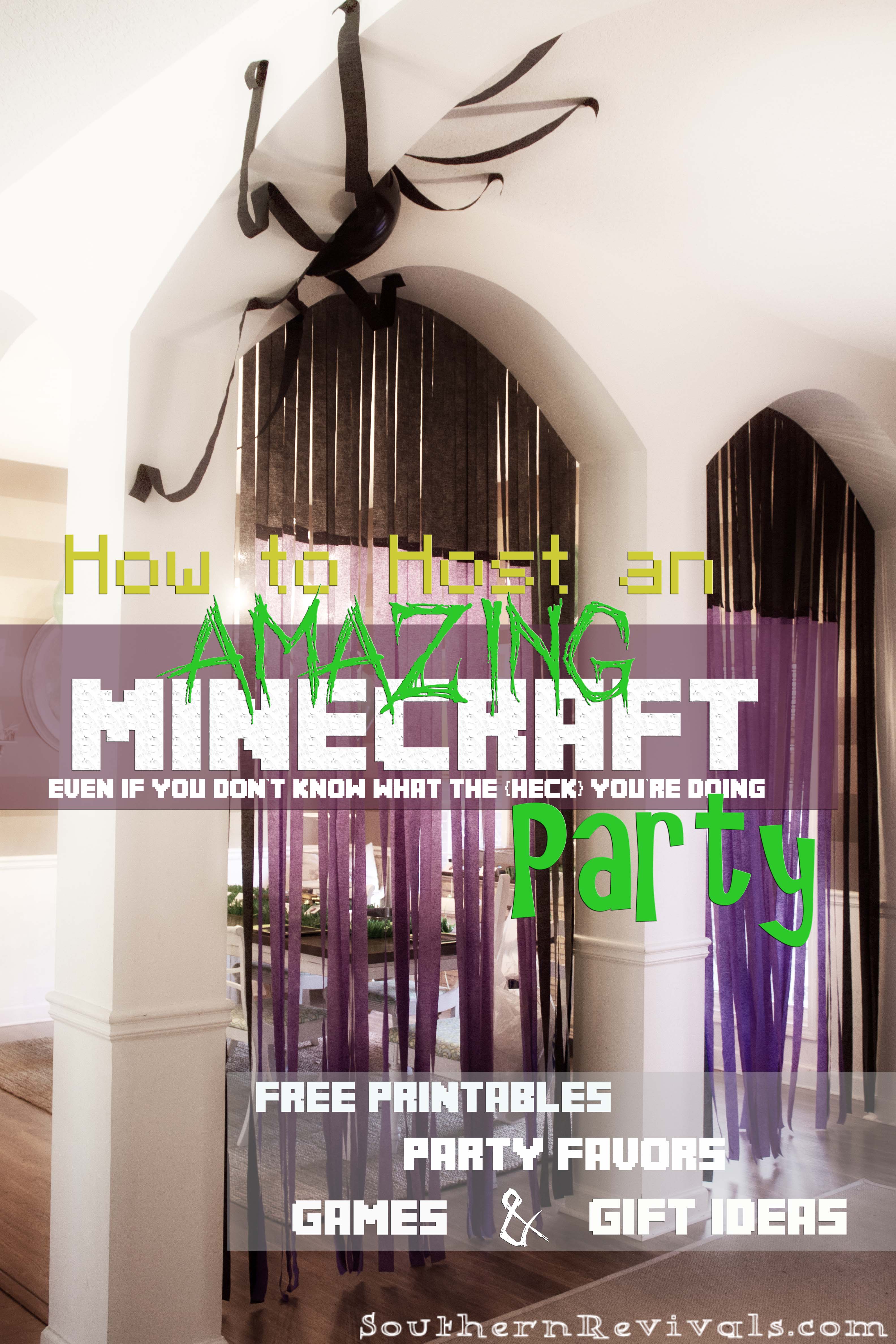 Two Magical Moms: Minecraft Party Printables {FREE}