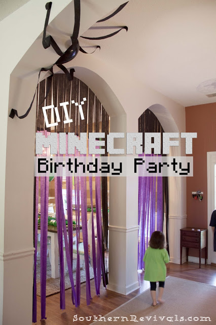 DIY Minecraft Birthday Party