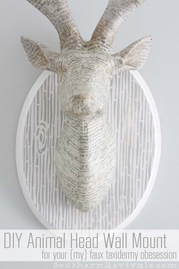 Southern Revivals | DIY Animal Head Wall Mount