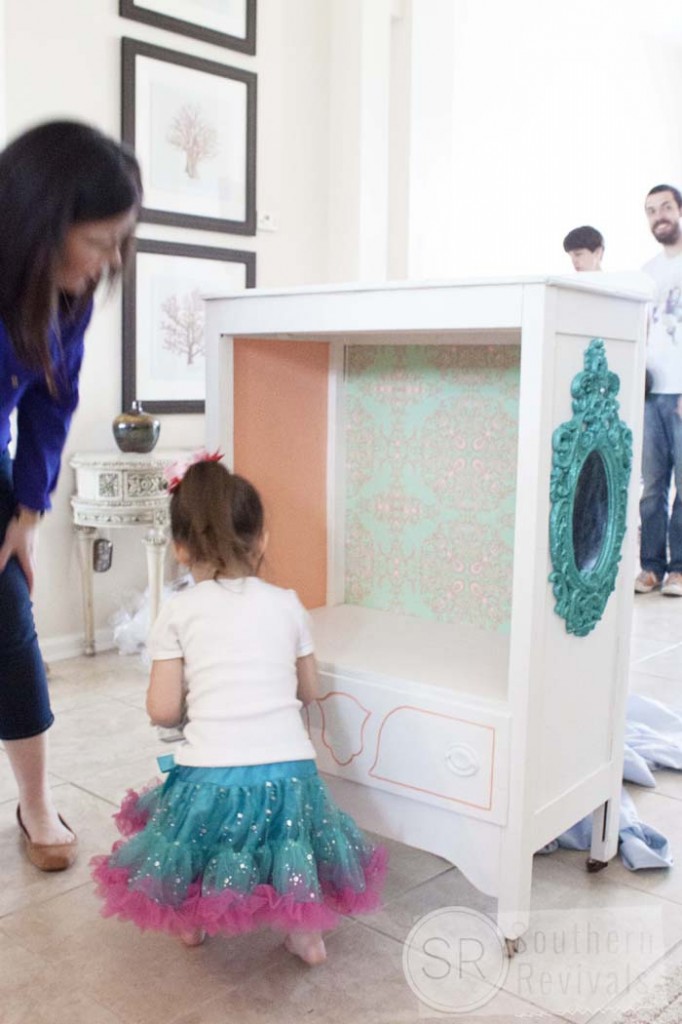 Repurposed Chest of Drawers Becomes Play Wardrobe