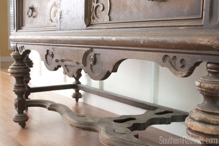 Southern Revivals | Antique Sideboard Buffet by Hellam Furniture Co