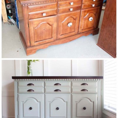 Client Files | Vintage Sideboard Buffet Dresser Makeover