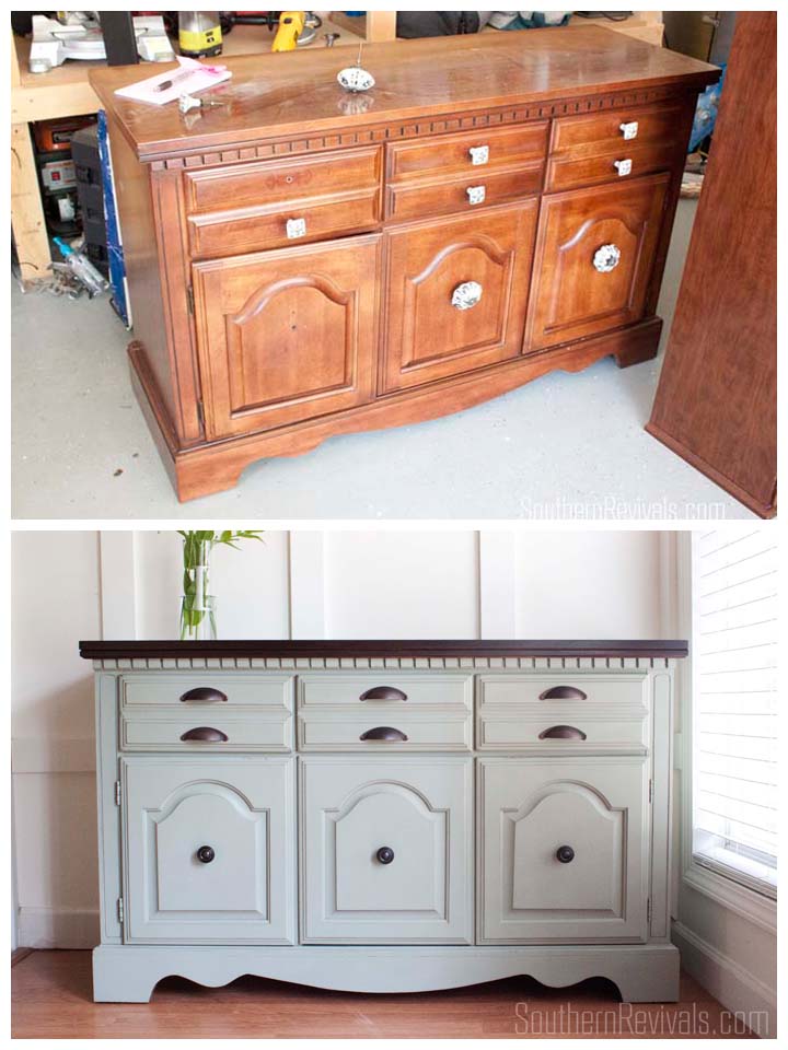 Client Files Vintage Sideboard Buffet Dresser Makeover