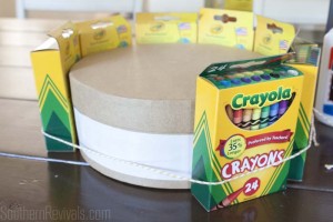 School Supplies Cake | A Teacher's Gift They'll Really Use #backtoschool #crafts #teachersgifts SouthernRevivals.com