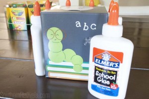 School Supplies Cake | A Teacher's Gift They'll Really Use #backtoschool #crafts #teachersgifts SouthernRevivals.com