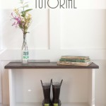 DIY Entryway Bench Tutorial + Building Plans