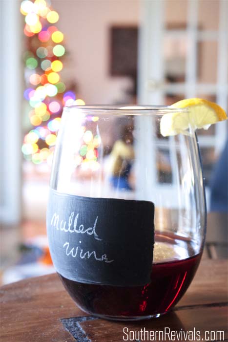 Chalkboard Wine Glass