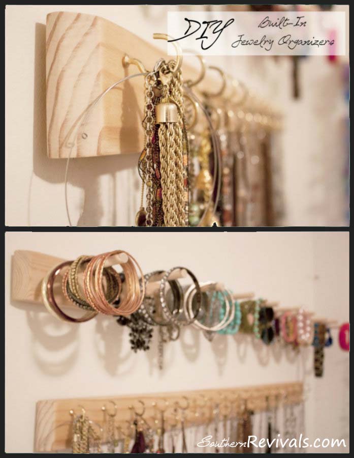 Diy Built In Jewelry Organizer Southern Revivals