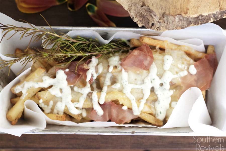 Loaded White Truffle & Rosemary Fries with Ranch Aioli