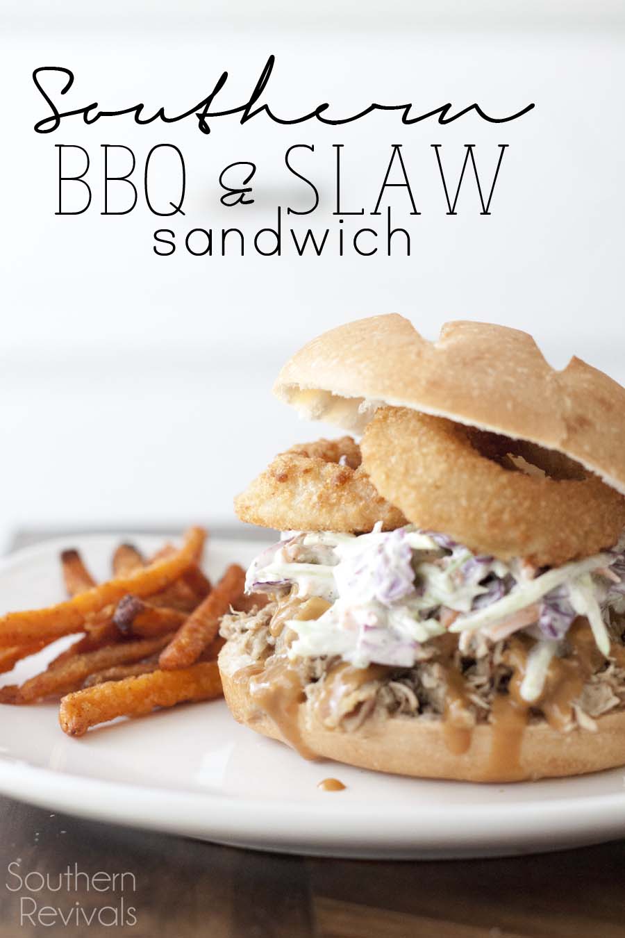 Southern BBQ Slaw Sandwich