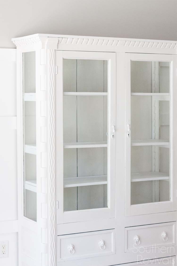 Handcrafted Mahogany China Cabinet Makeover Southern Revivals Handcrafted Mahogany China Cabinet Makeover Southern Revivals