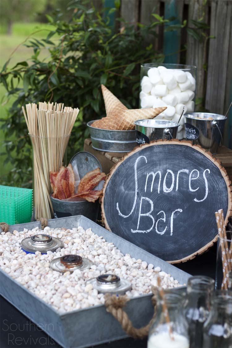 S'Mores Bar Summer Party