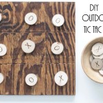 DIY Outdoor Tic Tac Toe Game