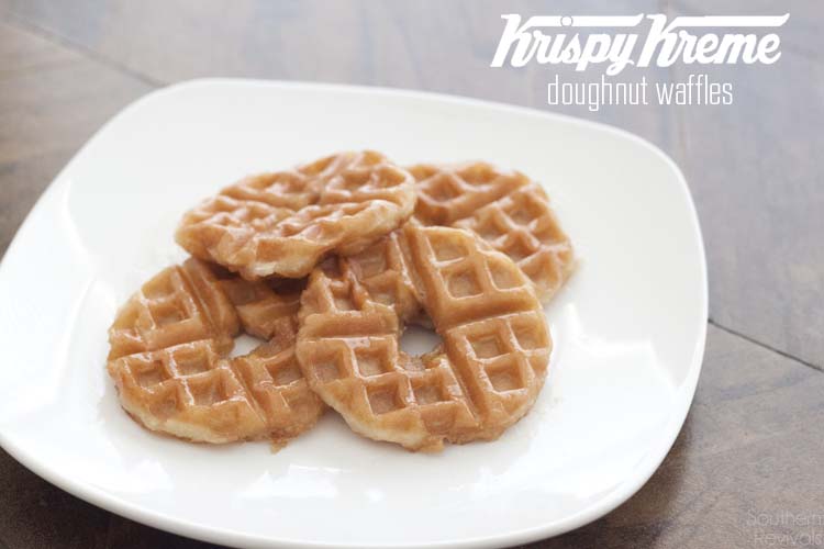 Doughnut Waffles Krispy Kreme 78th Birthday