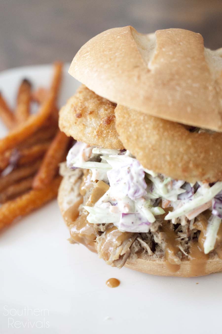 Southern BBQ Slaw Sandwich