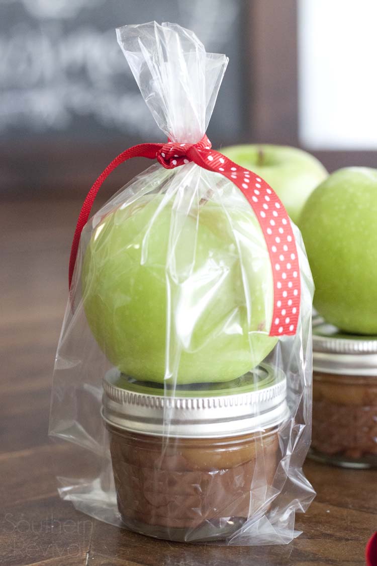 Apple Caramel Nutella Teacher's Gift