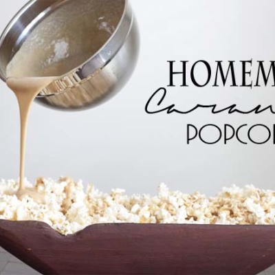 Homemade Caramel Popcorn