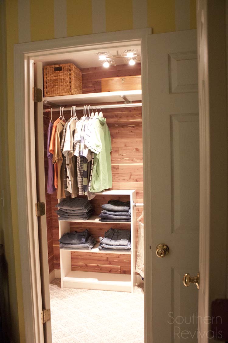 Closet and Bath Makeover with Cedar Safe - Savvy Apron