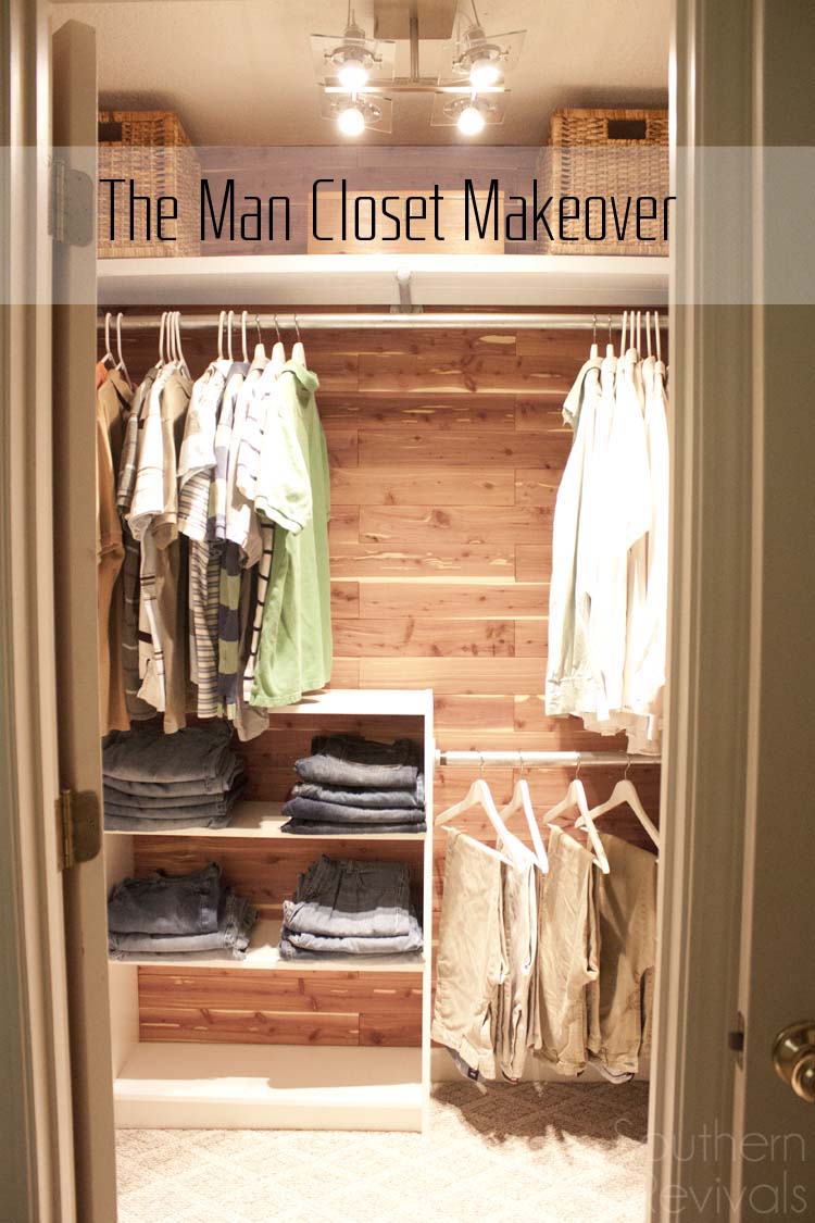 Man Closet Makeover