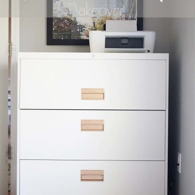 $20 File Cabinet Makeover