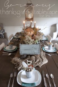 Fall Autumn Thanksgiving Tablescape Ideas