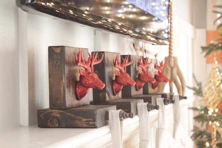 Wooden stocking holders deals