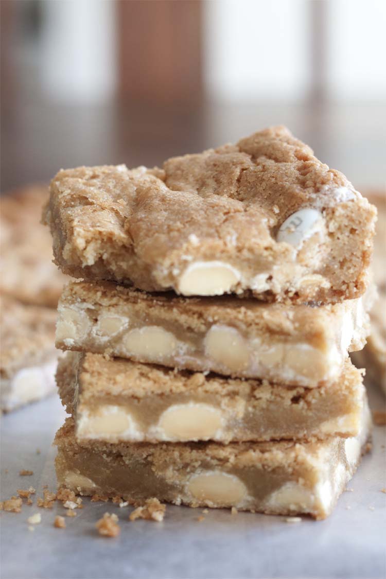 Strawberry Shortcake M&Ms Blondies