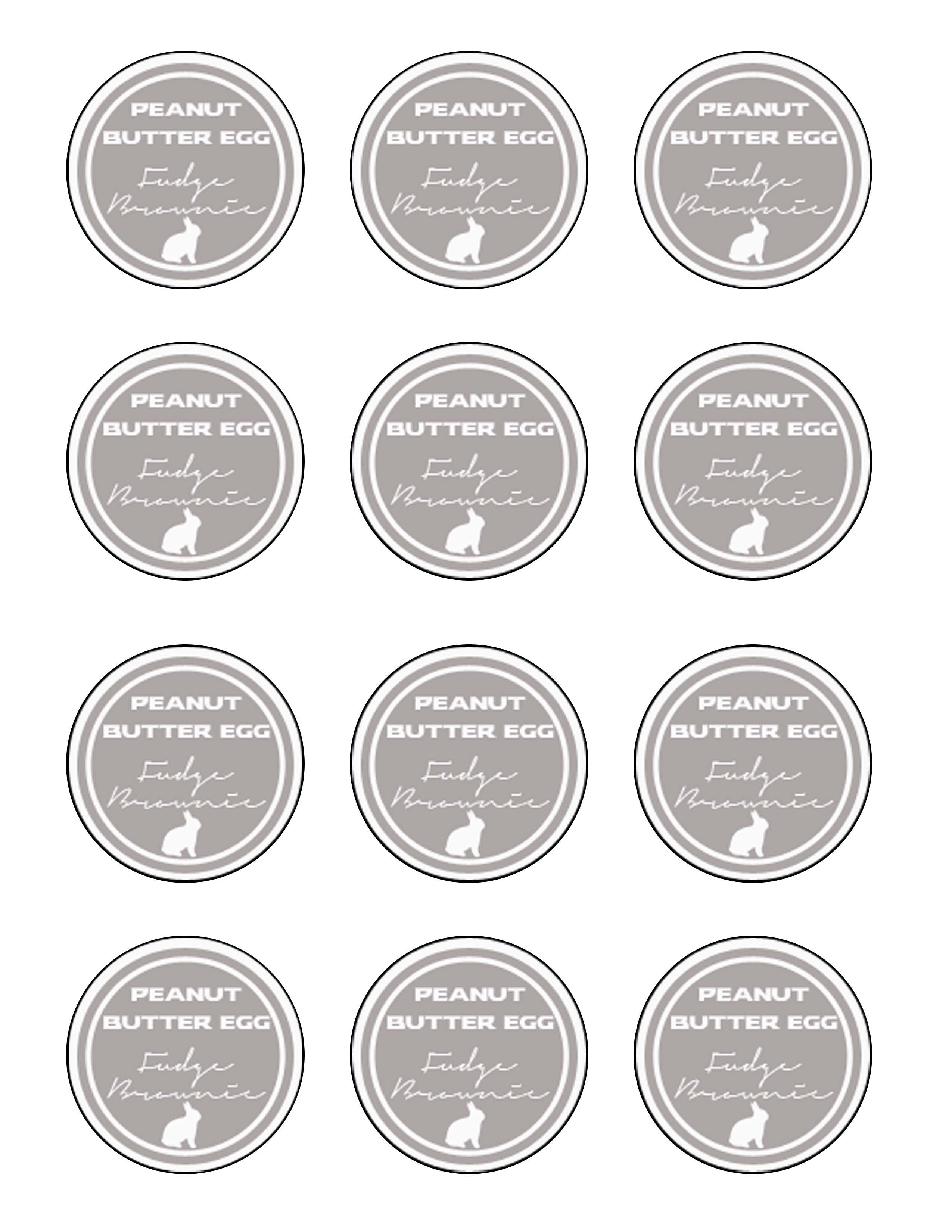 DOVE Eggs Peanut Butter Fudge Brownies FREE Printable