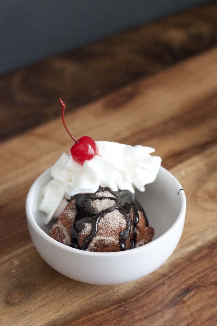 Homemade Cherry Cheesecake Fried Ice Cream