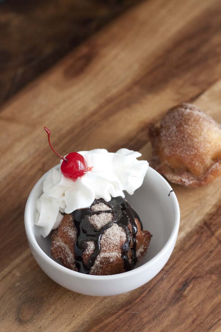 Homemade Cherry Cheesecake Fried Ice Cream