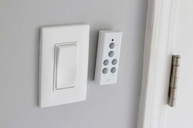 How We Added Remote Control Lights To Our Home Office