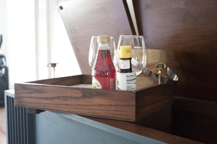 Vintage Stereo Cabinet Wet Bar