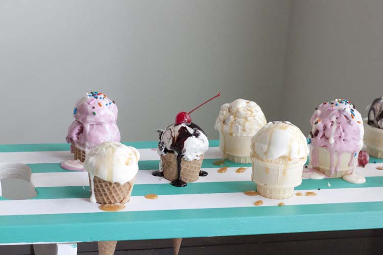 DIY Ice Cream Cone Serving Tray - Southern Revivals