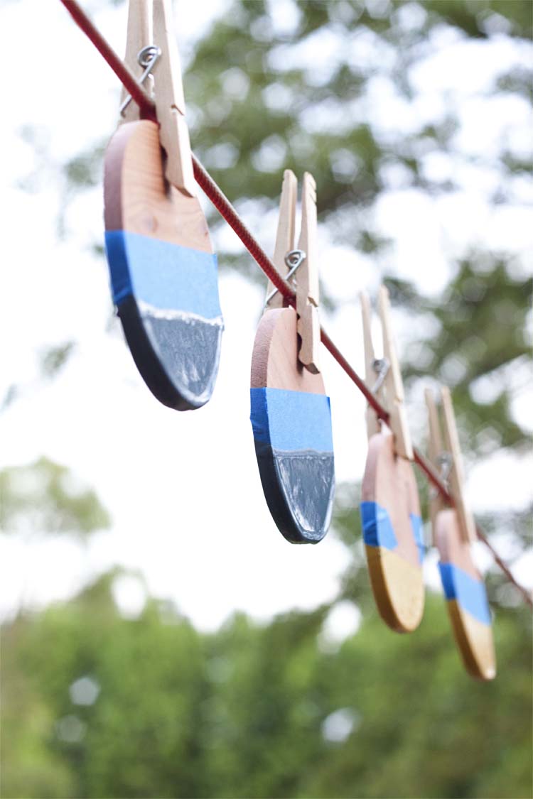 DIY Metallic Dipped Wooden Coasters - Southern Revivals