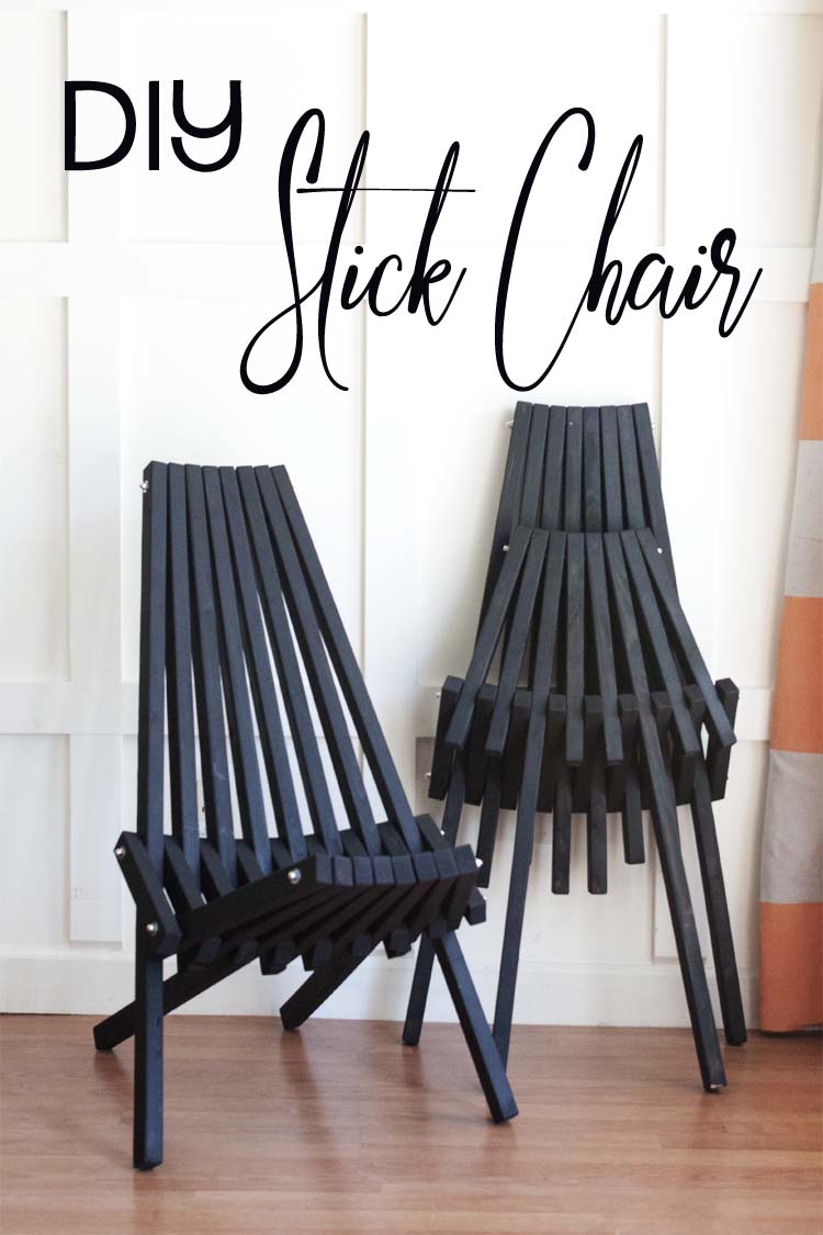 DIY Stick Chair