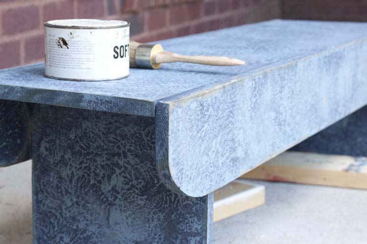 DIY Farmhouse Style Milking Bench