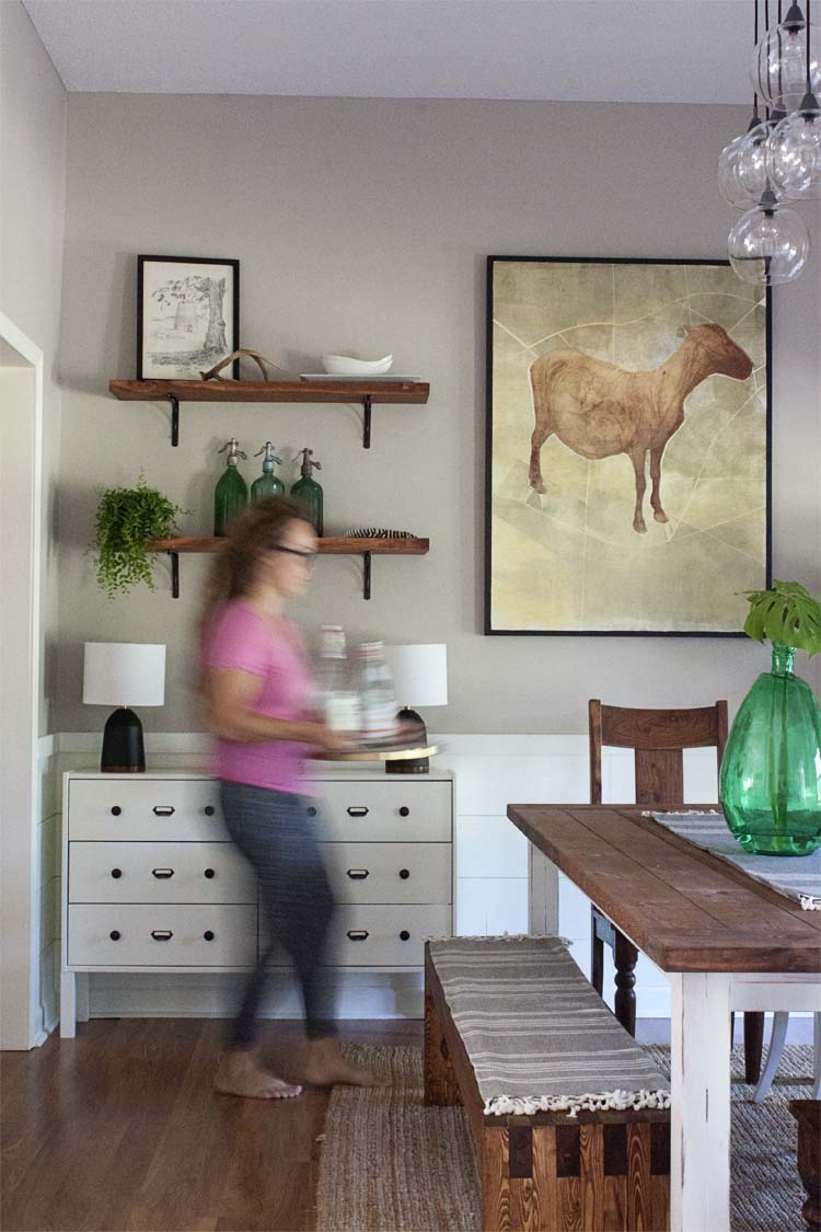 Modern Farmhouse Dining Room Makeover