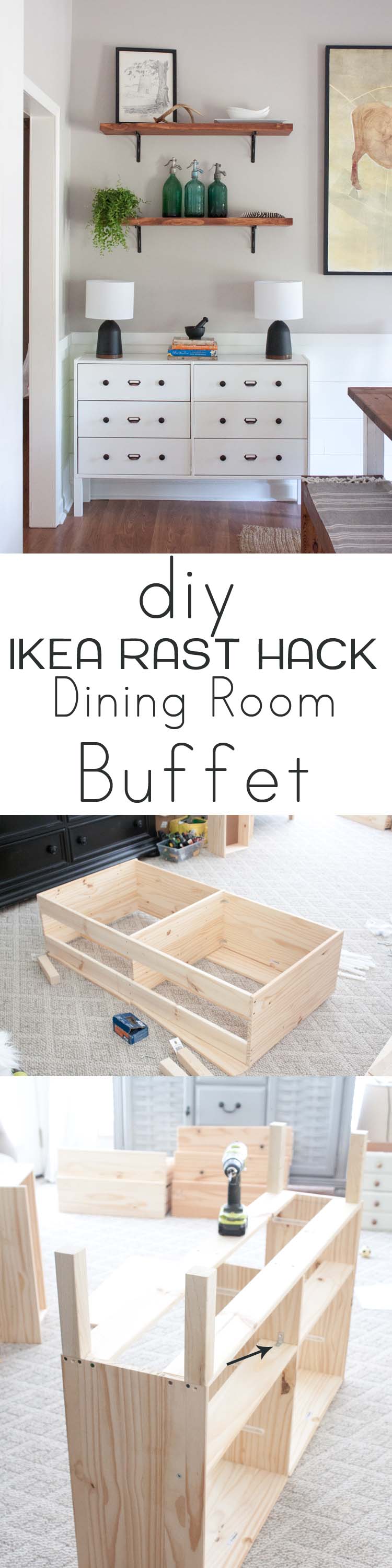 DIY Buffet IKEA Rast Hack