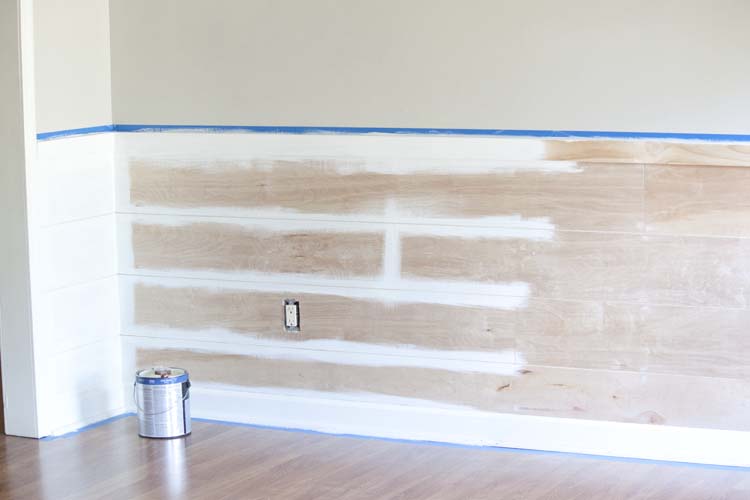 DIY Faux Shiplap