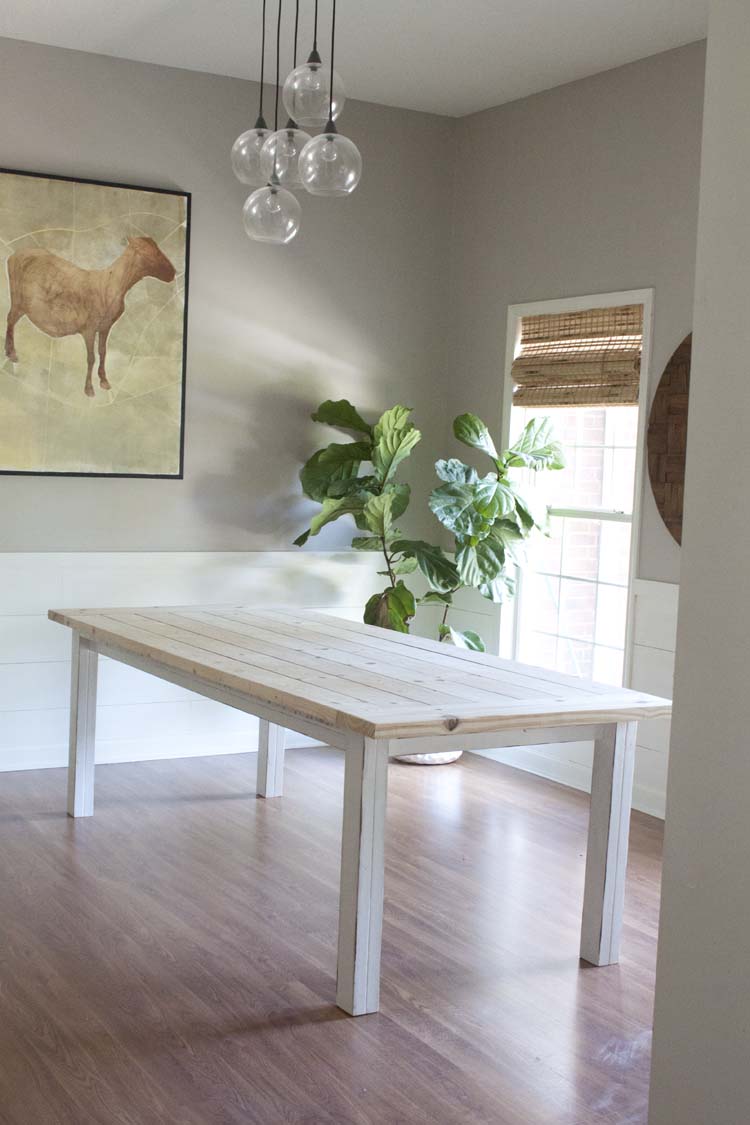 DIY West Elm Inspired Modern Farmhouse Bench