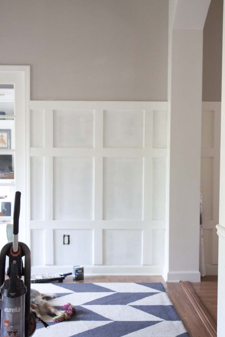 Farmhouse-style Foyer Entryway Makeover