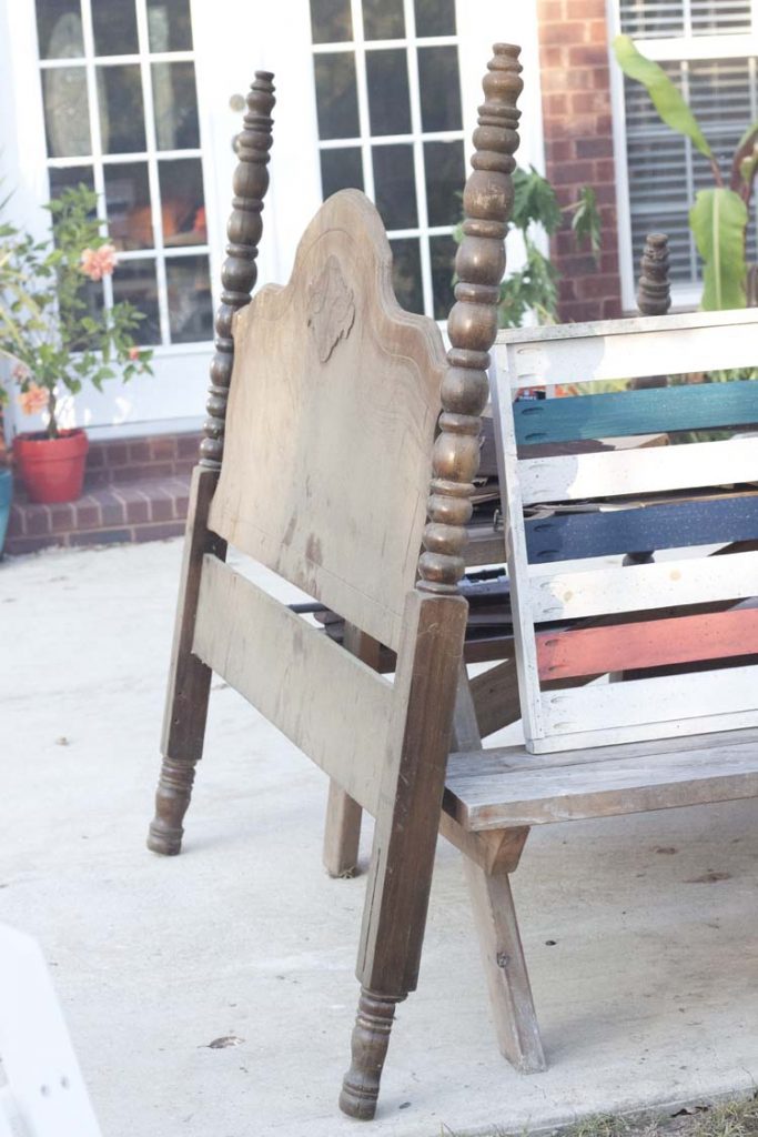 DIY Vintage Headboard Bench Southern Revivals