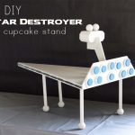 Star Wars Inspired DIY Star Destroyer Cupcake Stand