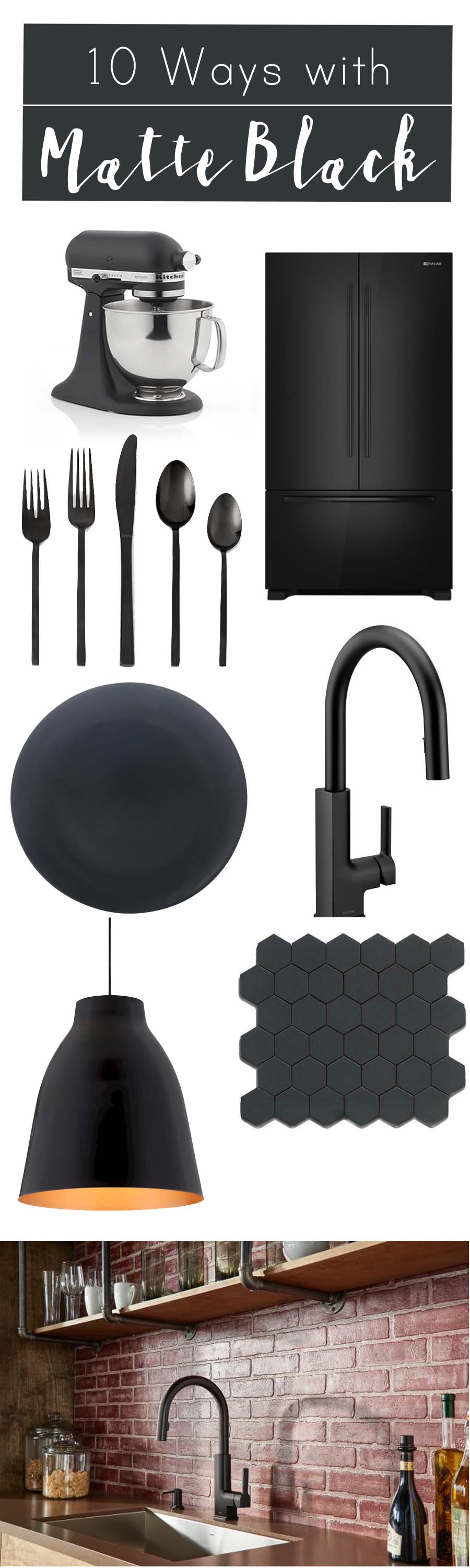 10 Ways with Matte Black