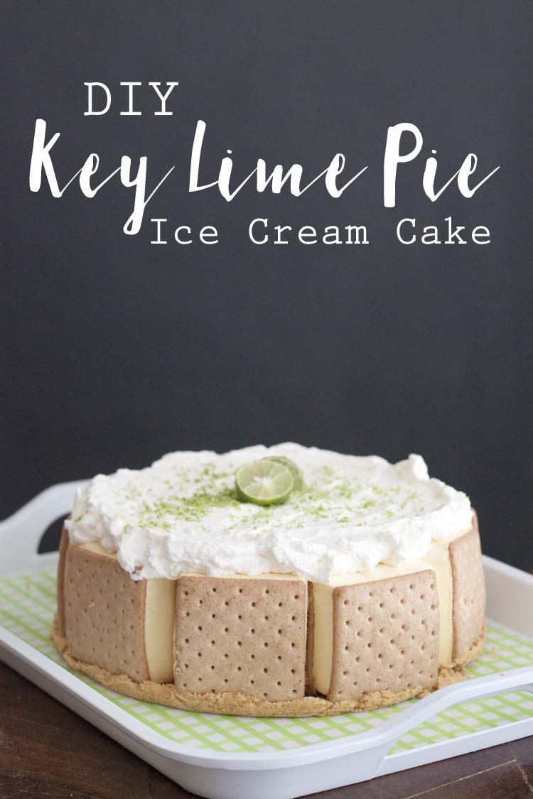 Key Lime Pie DIY Ice Cream Cake